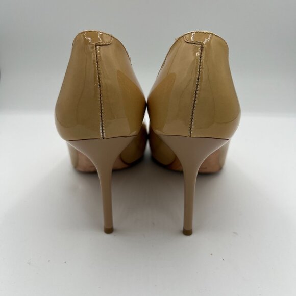 Jimmy Choo Black Patent Leather Heels Size 38.5 with Box - Picture 4 of 14